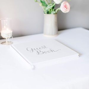 Wedding Guest Book - Blank Pages - No Lines